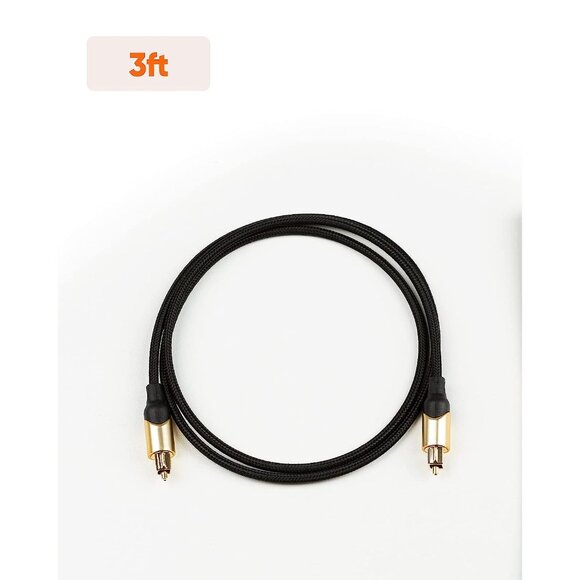 3FT Optical Audio Cable Toslink Male to Male Digital Cable Home Theater theater - Picture 6 of 7
